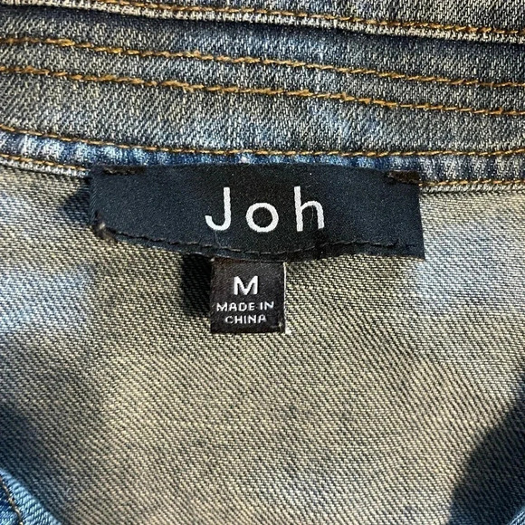 Joh Denim Vest Size Medium - Picture 2 of 6